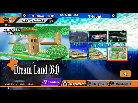 [08/26/17|Sm4sh] Super SmashNest v18 LR4: G~Man, TCD (Cloud) VS Trident (Little Mac)