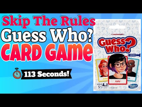 Guess Who? Card Game - Skip The Rules