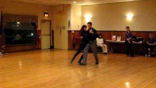 Excerpt from Argentine tango lesson taught by Michael Nadtochi and Angeles Chanaha