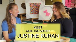 Quilling artist interview - Justine Kuran