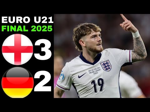 ⚪ England vs Netherlands U21 (3‑2) | UEFA U21 Euro Final 2025 Highlights