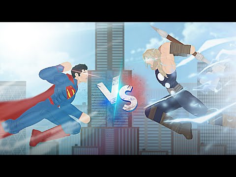 Superman Vs Thor | The Battle Of Gods | SK Animations 