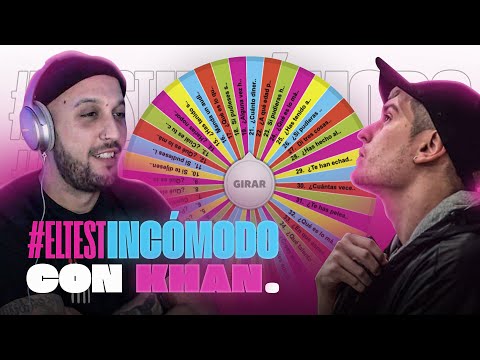 PIEZAS presenta #ELTESTINCOMODO con KHAN | PREGUNTAS Y RETOS ALEATORIOS | #001