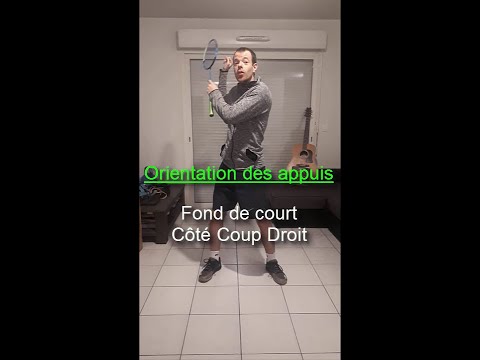 Comment bien ORIENTER VOS APPUIS au DÉMARRAGE - 03 : Déplacement FOND DE COURT côté COUP DROIT