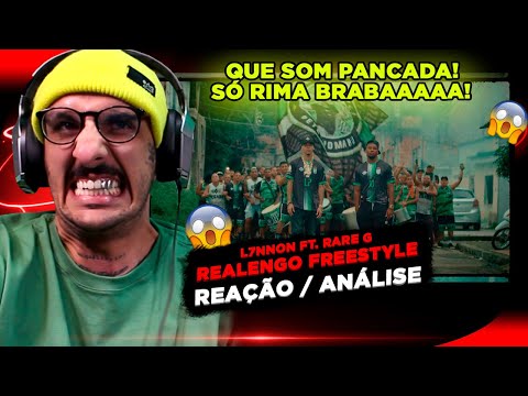 L7NNON X RARE G - REALENGO FREESTYLE [REAÇÃO/ ANÁLISE]