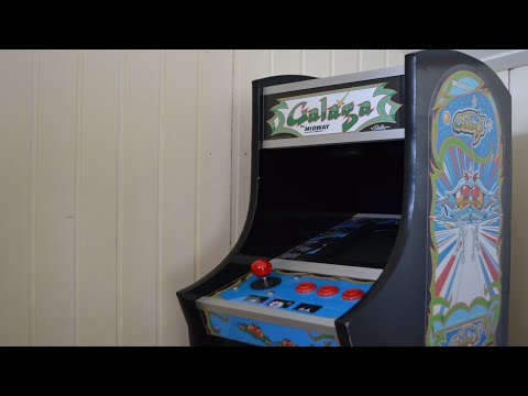 Unique CRT Mini Retro Game Arcade "Galaga" Cabinet !!