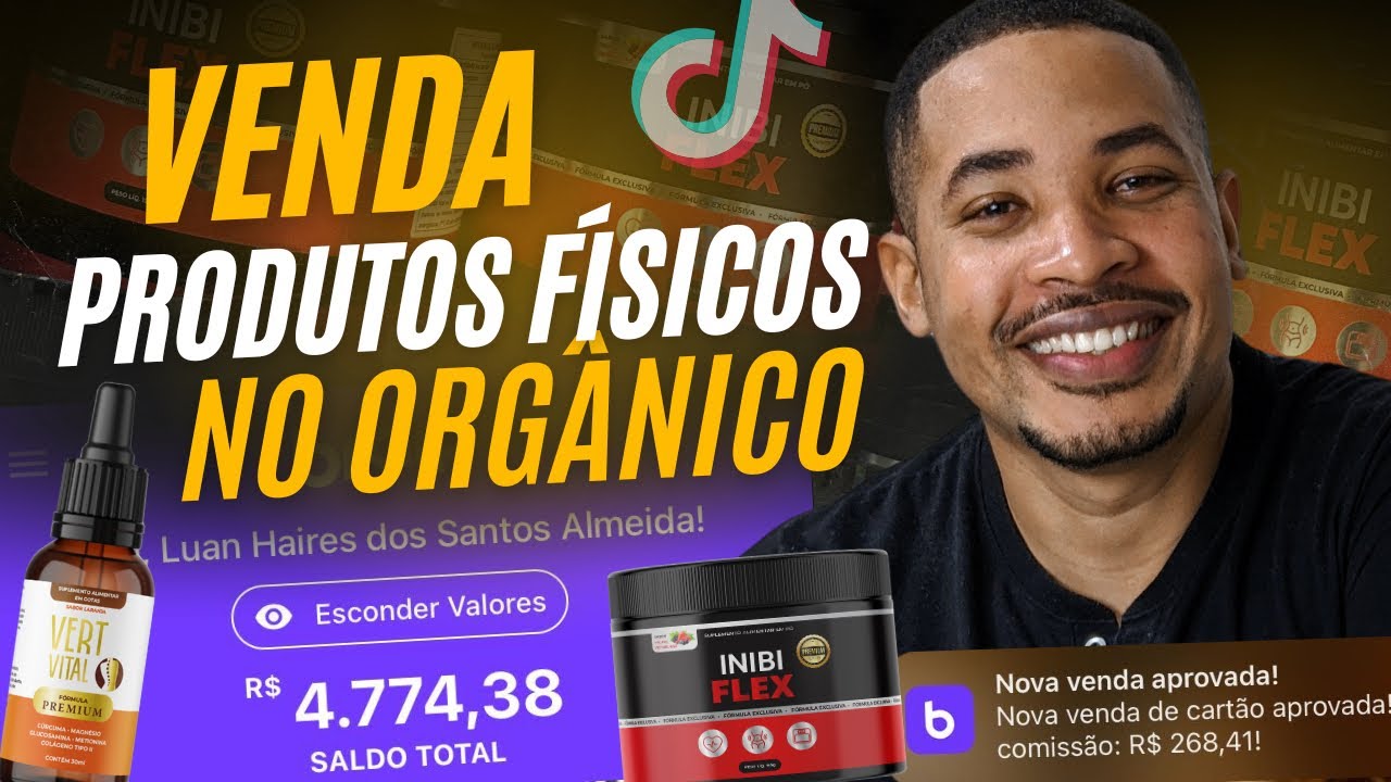 Como vender Produtos Físicos SEM APARECER | VENDA NO ORGÂNICO USANDO O TIKTOK