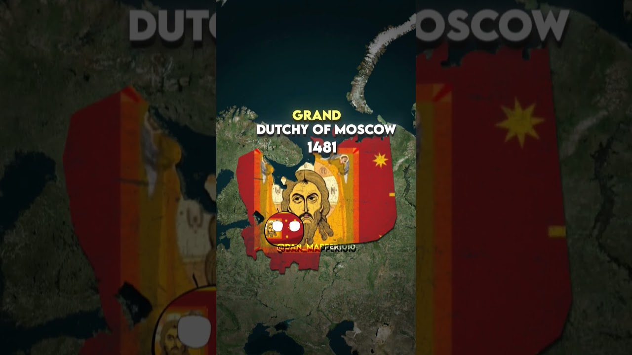 Evolution of Russia #shorts #history #geography