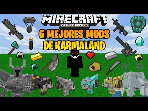 TOP 6 MEJORES MODS de KARMALAND 4 para MINECRAFT PE 1.16.1 y 1.16.10 Parte 10 MODS EPICOS MCPE 1.16
