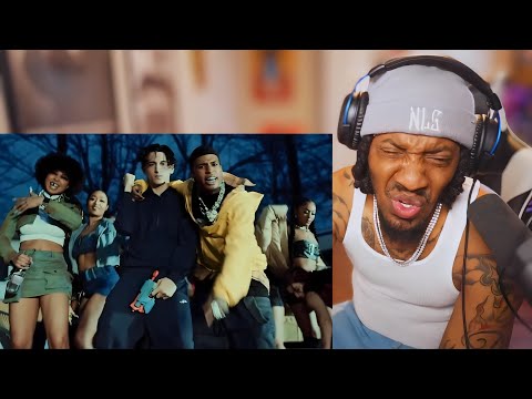 BLUEFACE PUNCHING THE AIR! | NLE Choppa & LilMabu - Shotta Flow 7 Remix | NoLifeShaq Reaction