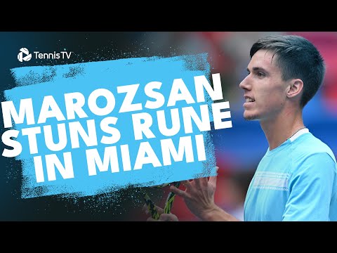 Fabian Marozsan STUNS Holger Rune! ???? | Miami 2024 Highlights