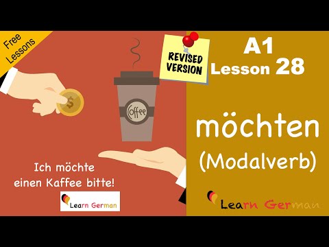 A1-Lesson 28 | Learn German | möchten | Modal verbs | Modalverben | German for beginners