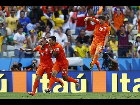 Netherlands vs. Costa Rica 1-0 World Cup 2014 Full Match Goals & Highlights 05/07/14