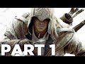ASSASSIN'S CREED 3 REMASTERED Walkthrough Gameplay Part 1 - INTRO (AC3)