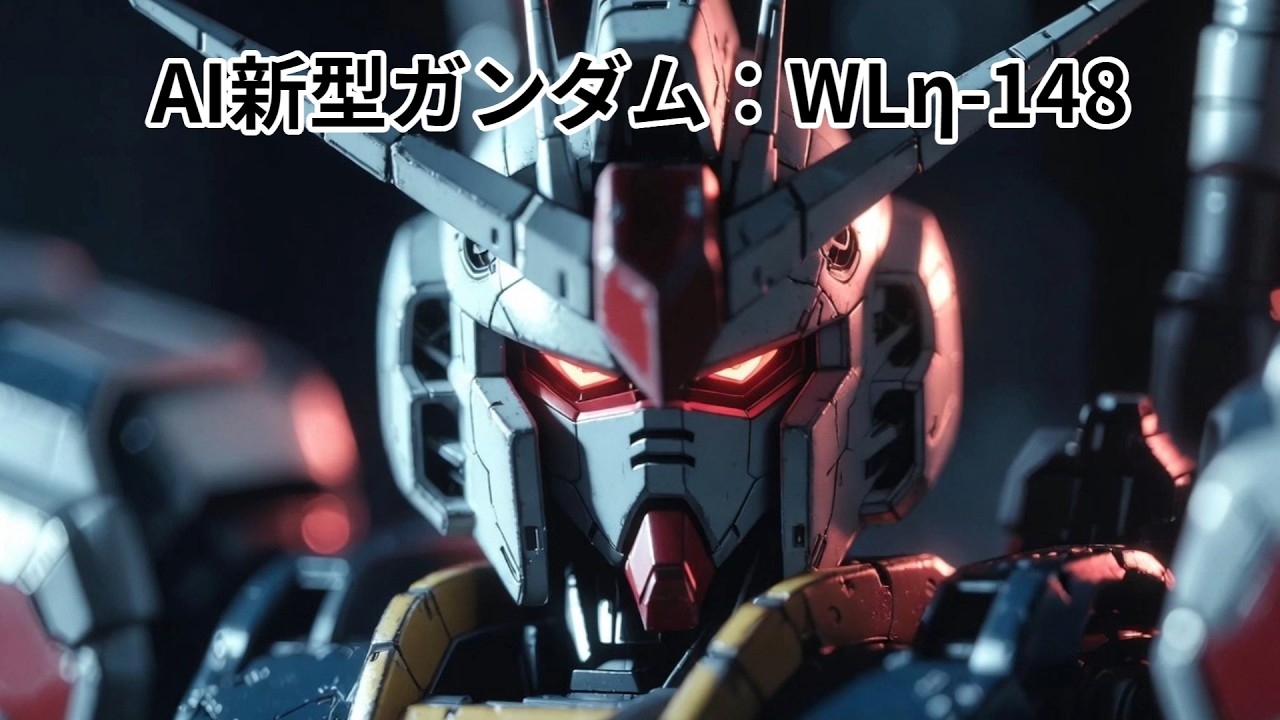 AIが考えた新型ガンダム＃148｜AI-Designed New Gundam #148