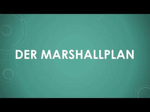 Der Marshallplan einfach und kurz erklärt