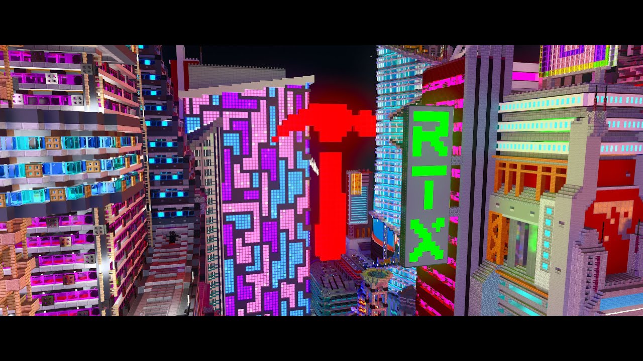 Minecraft Neon District, Tom's Hardware version - YouTube