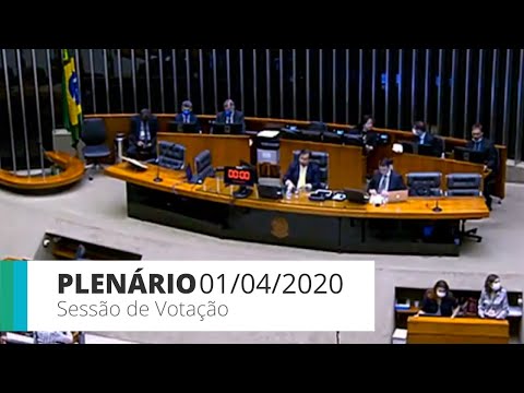 Plenário – Sessão virtual de votação – 01/04/20
