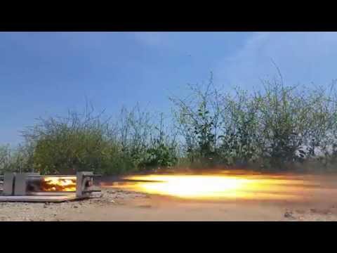 Hybrid Rocket Motor 04 10 2015 Test 1 Paraffin Wax