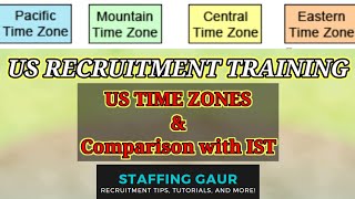 US TIME ZONES | Difference from IST | PST, MST, CST, EST in Hindi