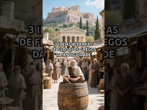 3 Ideias Bizarras de Filósofos Gregos da Antiguidade #diogenes #pitágoras