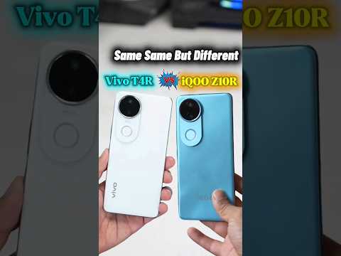 Same Same 😈 But Different 🤔 - Vivo T4R vs iQOO Z10R। vivo t4r। #shorts #viralvideos