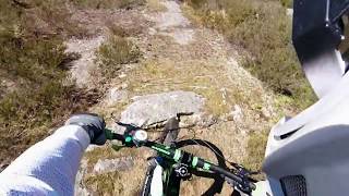 Riding up from the road & up the trail to the Cabin.