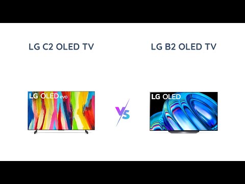 LG C2 vs B2 4K OLED TV Comparison