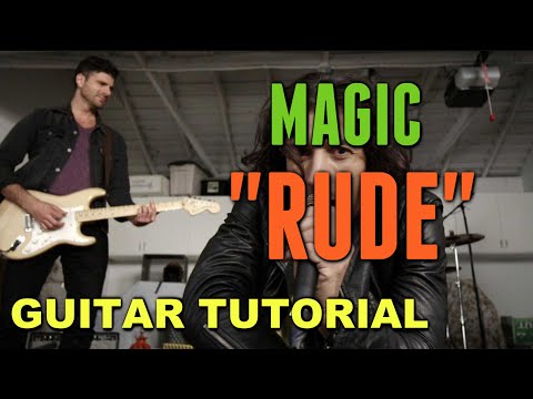 Rude - Magic! *Guitar LESSON*