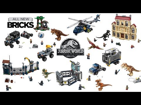 Lego Jurassic World Fallen Kingdom Compilation of All Sets