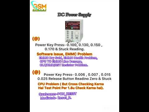 DC power supply reading 📱🔬 #cpu #deadmobilesolution #mobilephonerepair #mobile #emmcrepair