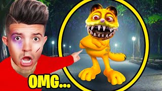 6 YouTubers Who Caught HAUNTED GARFIELD.EXE On CAMERA! (Preston, Brianna, PrestonPlayz)