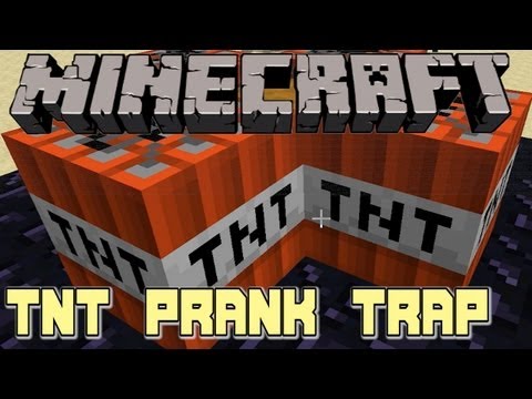 docm77 - Minecraft - TNT Prank Trap