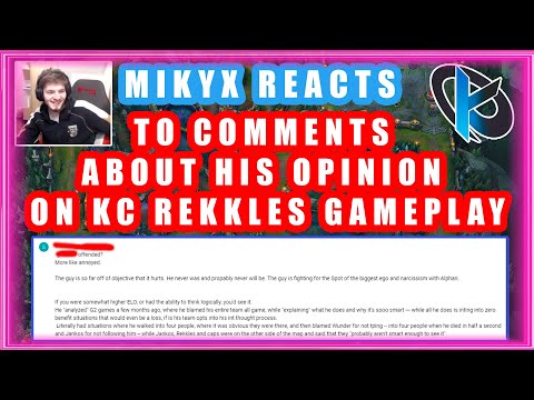 G2 Mikyx Reacts to Comments About His Opinion on KC Rekkles Performance