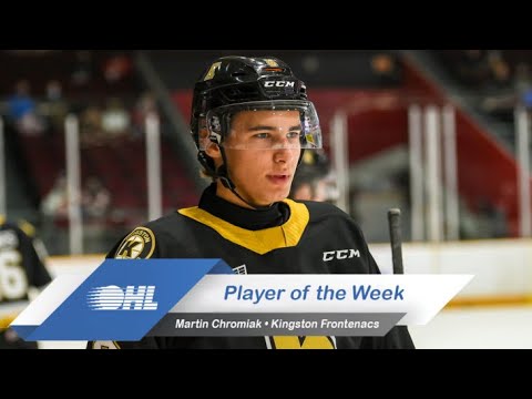 Frontenacs' Martin Chromiak Named OHL Player of the Week