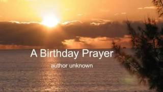 A Birthday Prayer