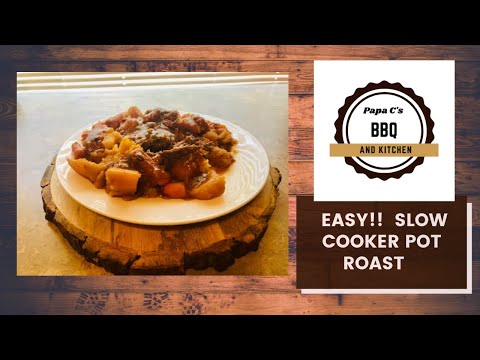 Easy Slow Cooker Pot Roast / Fagor Multicooker