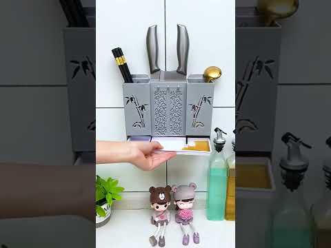 刚入手的沥水筷子筒，筷子勺子刀具轻松收纳，自带沥水不占空间#居家好物#筷子筒