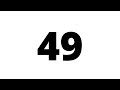 49 Second Countdown Timer White Screen With Sound Effect