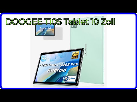 BEWERTUNG (2025): DOOGEE T10S Tablet 10 Zoll. WESENTLICHE Einzelheiten