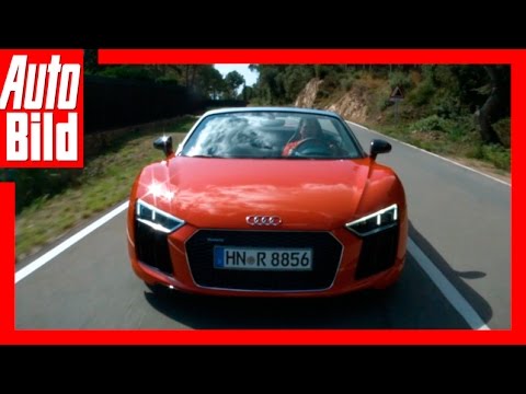 Fahrbericht: Audi R8 Spyder / 2017 / Runter mit dem Dach! / Review / Sound/Testfahrt