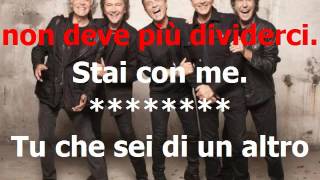 Pooh - Stai con me (cori) KARAOKE