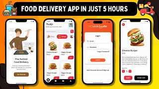🍔 🛒📱 Food Delivery E-Commerce App | Flutter Firebase Tutorials for beginners 2025