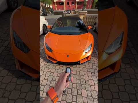Thumbnail for Orange Beast # #miami #lamborghinihuracan #huracan #lambo #exotic #sportcar #orange #car #speed by orange lamborg
