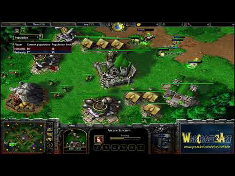 Romantic(HU) vs XiaoKK(ORC) - Game 1 - WarCraft 3 Frozen Throne - RN2662
