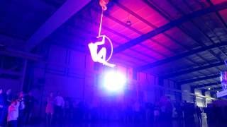 aerial hoop performance for TGS - siberian fairytale