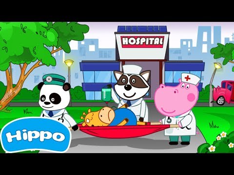 Hippo 🌼 Doctor Surgeon: Jogos de hospital 🌼 Jogo de desenhos animados para