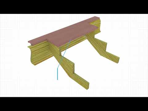 MiTek Deck Hardware - Installing a Concealed Stringer Hanger CSH-TZ