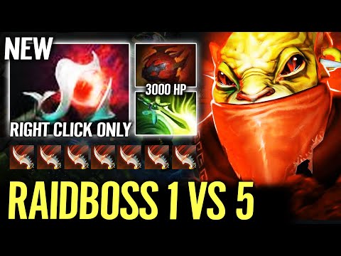 Right Click Only 7.33 Build Bounty Hunter - Max Tank Orchid + Heart of Tarrasque