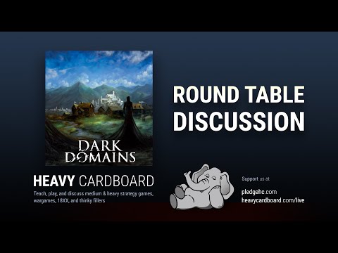 Round Table only - Dark Domains Round Table discussion by Heavy Cardboard